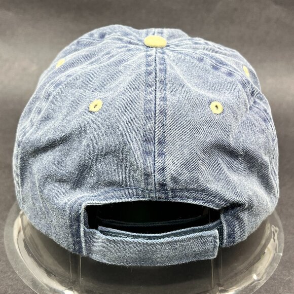 Siesta Key Florida Strap Back Hat Cap Distinctive Blue Distressed Souvenir Mens - Picture 4 of 12